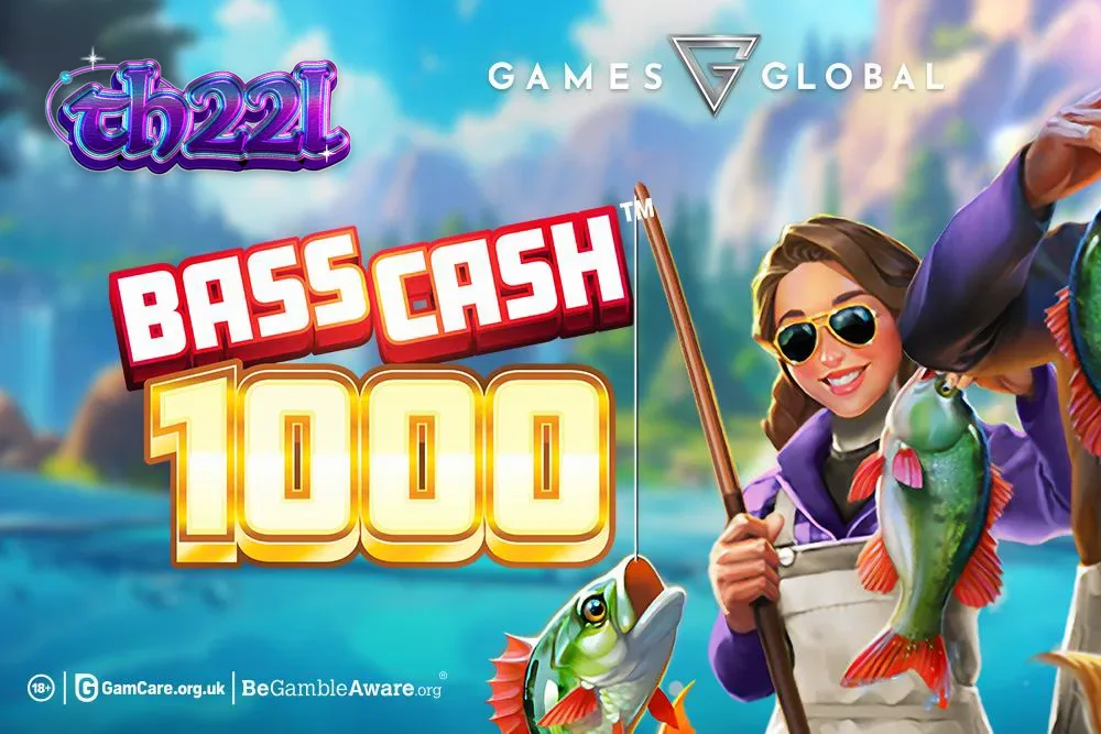 Tampilan visual permainan slot Bass Cash 1000 dengan tema memancing yang mendebarkan
